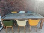 Tuinset van intratuin stoelen plus teakhouten tafel 240x100, Tuin en Terras, Tuinsets en Loungesets, Ophalen, Gebruikt, Teakhout