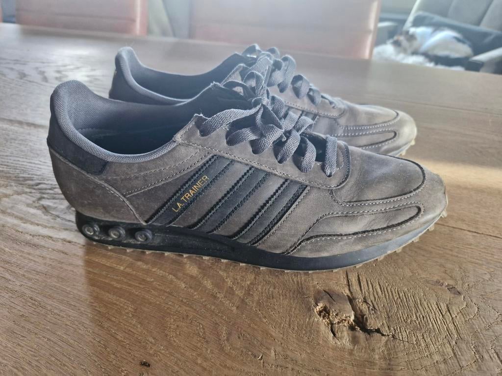 Adidas LA Trainer 46 2/3, Zwart, Ophalen of Verzenden, Sneakers of Gympen, Adidas