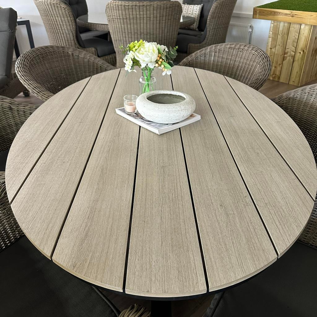 4 Seasons Outdoor (4SO) Tuinset / Wicker – complete set, Zenq, Verzenden, ., Zo goed als nieuw