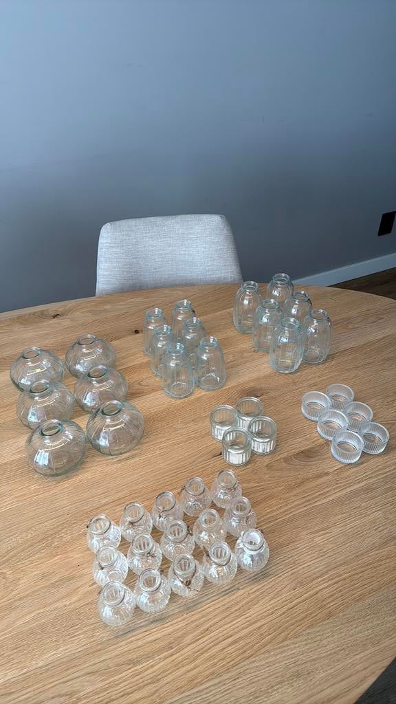 Decoratie vaasjes en kaarsenhouders, Verzamelen, Glas en Borrelglaasjes, Ophalen of Verzenden, Zo goed als nieuw, Overige typen