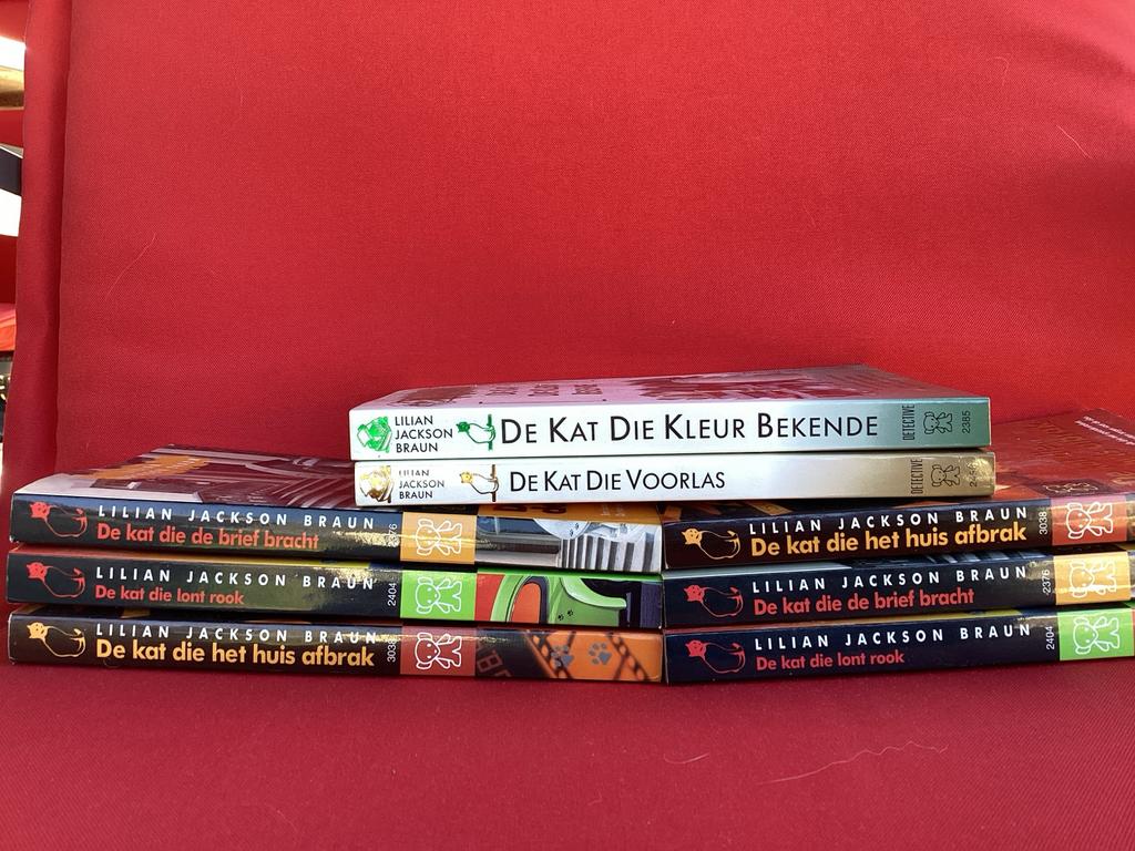 Lilian Jackson Braun - De Kat Die... (6 boeken), Ophalen, Gelezen