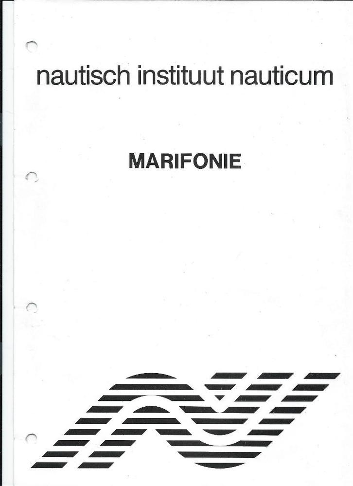 Marifonie Nautisch Instituut Nauticum Marifoon Kustnavigatie, Verzamelen, Scheepvaart, Boek of Tijdschrift, Ophalen of Verzenden