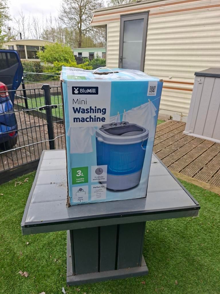 White Mill camping wasmachine, Witgoed en Apparatuur, Ophalen, Minder dan 1200 toeren, Minder dan 85 cm, Minder dan 4 kg