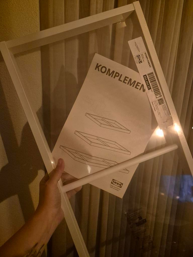 Ikea KOMPLEMENT Kledingroede 2x, Nieuw, Minder dan 100 cm, 50 tot 75 cm, 50 tot 100 cm