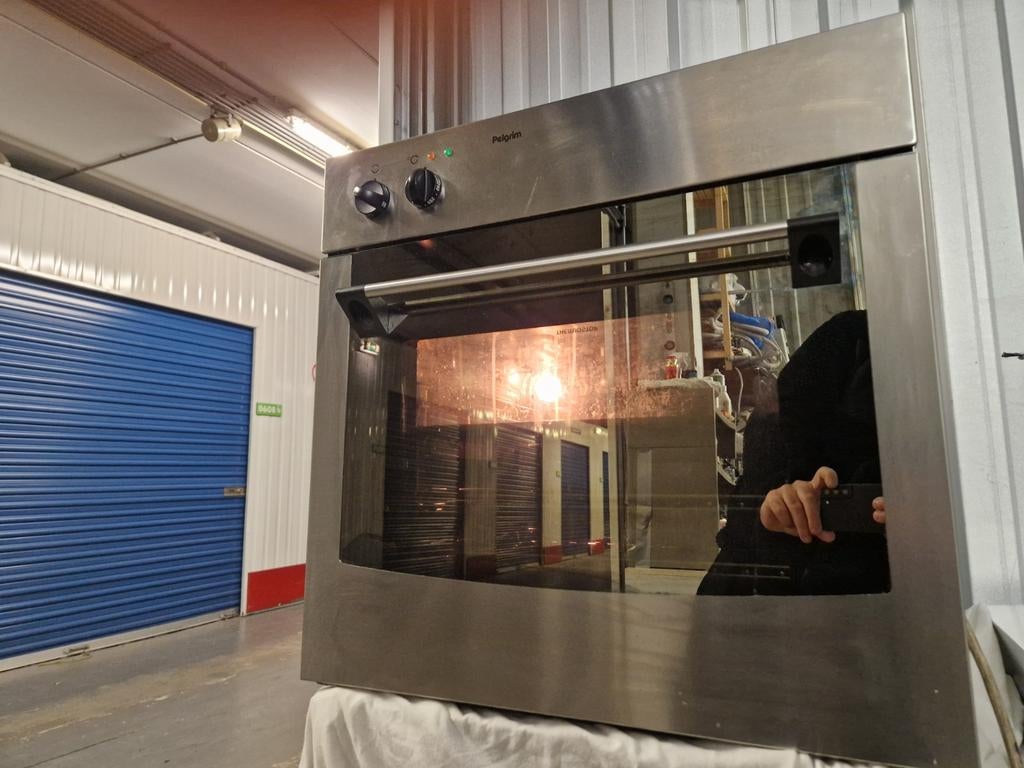 PELGRIM 60x60 cm Inbouw Heteluchtoven Grill !! 50 EURO !!, Witgoed en Apparatuur, Ovens, Ophalen, Hete lucht, 60 cm of meer, Zo goed als nieuw