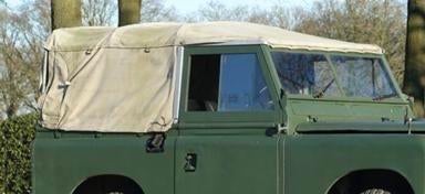 Huif Canvas 88 inch voor Land Rover Series, Ophalen