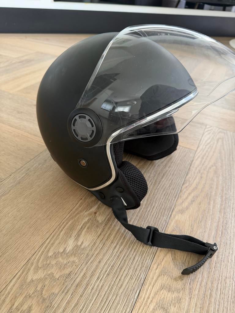 Motor / scooter helm, maat XS, Fietsen en Brommers, Ophalen, Gebruikt, Extra small of kleiner
