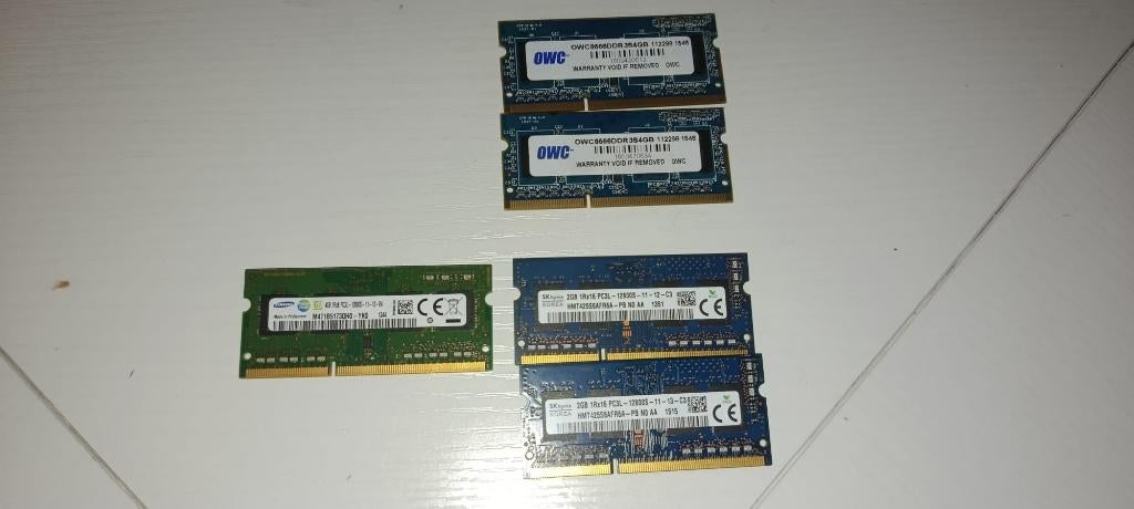 ddr3 laptop ram te koop verschillende merken, Computers en Software, Ophalen, DDR3, Zo goed als nieuw, 2 GB