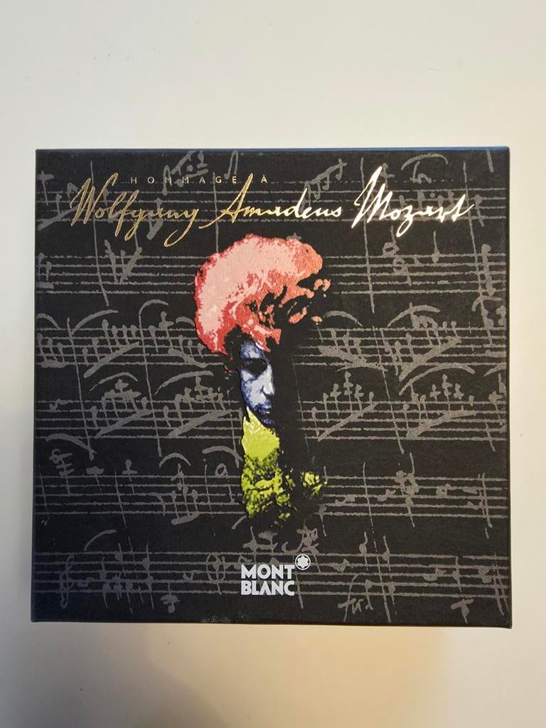 Montblanc Meisterstück Platinum Hommage W.A. Mozart pen, Verzamelen, Pennenverzamelingen, Ophalen of Verzenden, Zo goed als nieuw