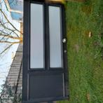 Voordeur hardhout met kozijn, Minder dan 250 cm, Schuur, Ophalen of Verzenden, Minder dan 200 cm