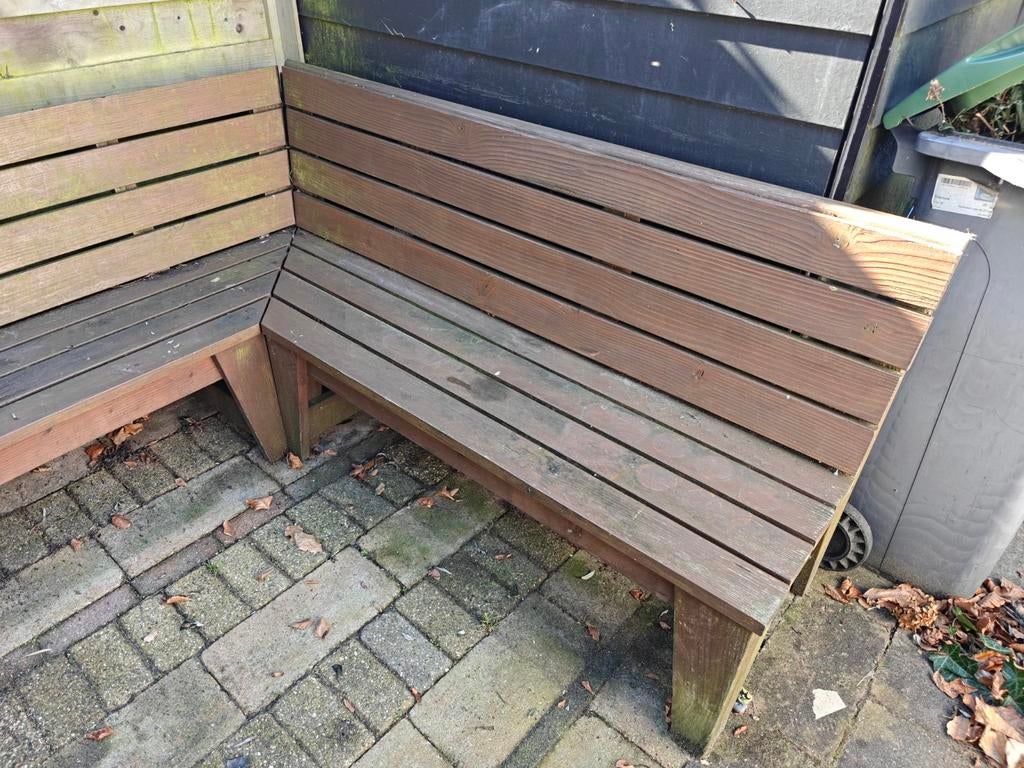 Originele Kroeg banken/Tuinbanken, Ophalen, Gebruikt, Hout