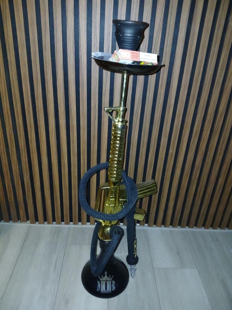 Shisha waterpijp (geweer design) - Gebruikt, voor decoratie, Ophalen