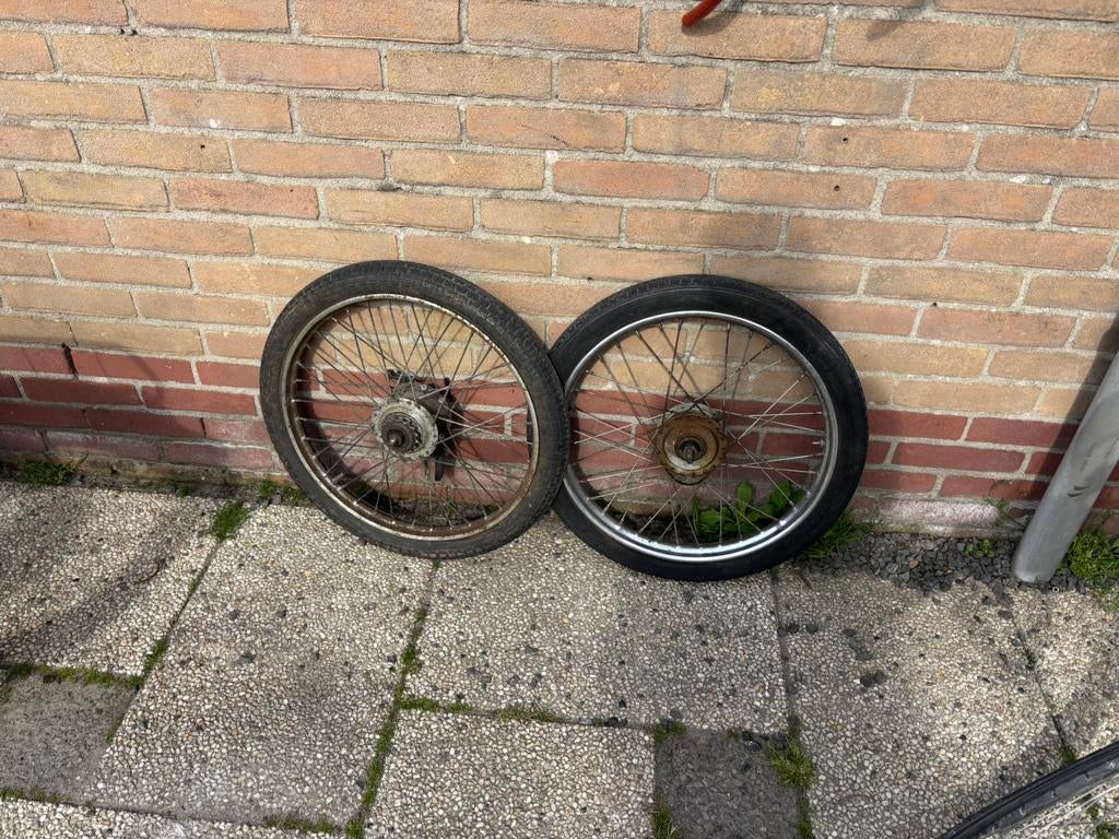 Puch maxi setje spaakvelgen, Fietsen en Brommers, Brommeronderdelen | Oldtimers, Ophalen, Zo goed als nieuw, Overige typen, Sparta
