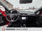 Opel Corsa 1.2 met airco en entertainmentscherm, Voorwielaandrijving, Stof, Gebruikt, Zwart
