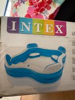 Intex opblaas zwembad met zitjes 229x229x66, Tuin en Terras, Opblaaszwembad, Vierkant, Nieuw, Ophalen of Verzenden