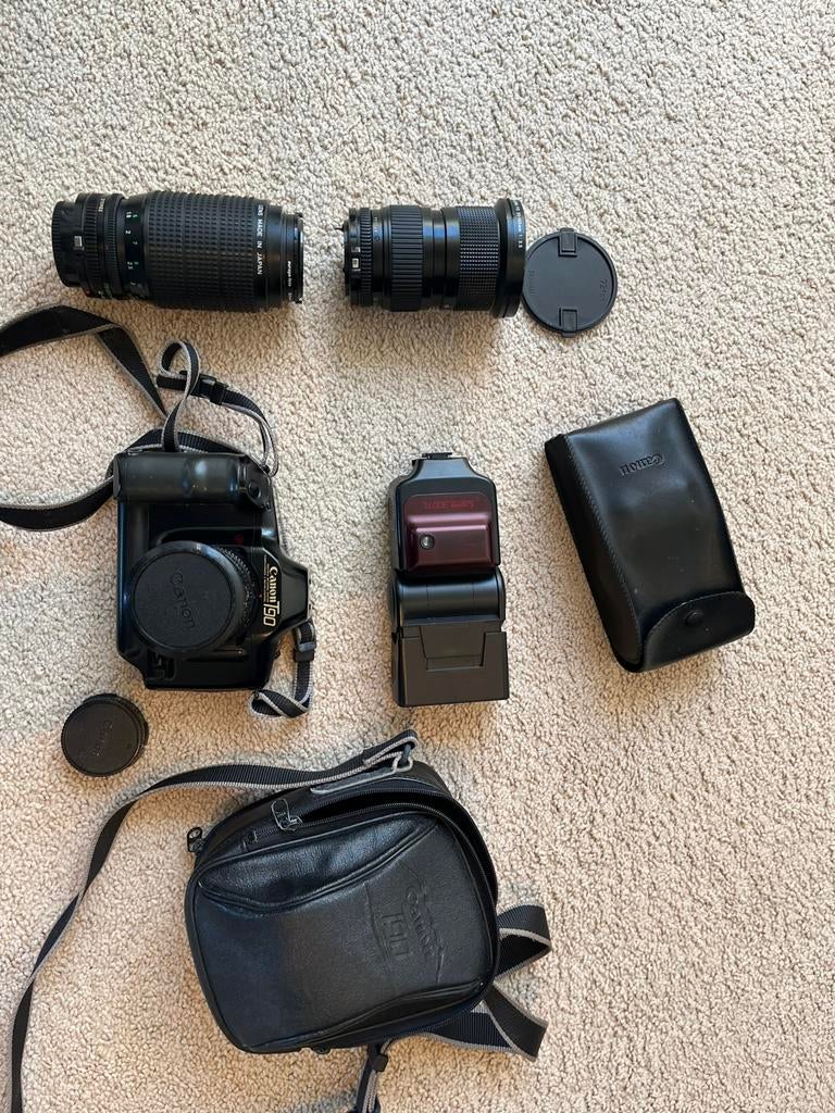 Canon T90, camera, Ophalen of Verzenden, Gebruikt, Spiegelreflex, Canon