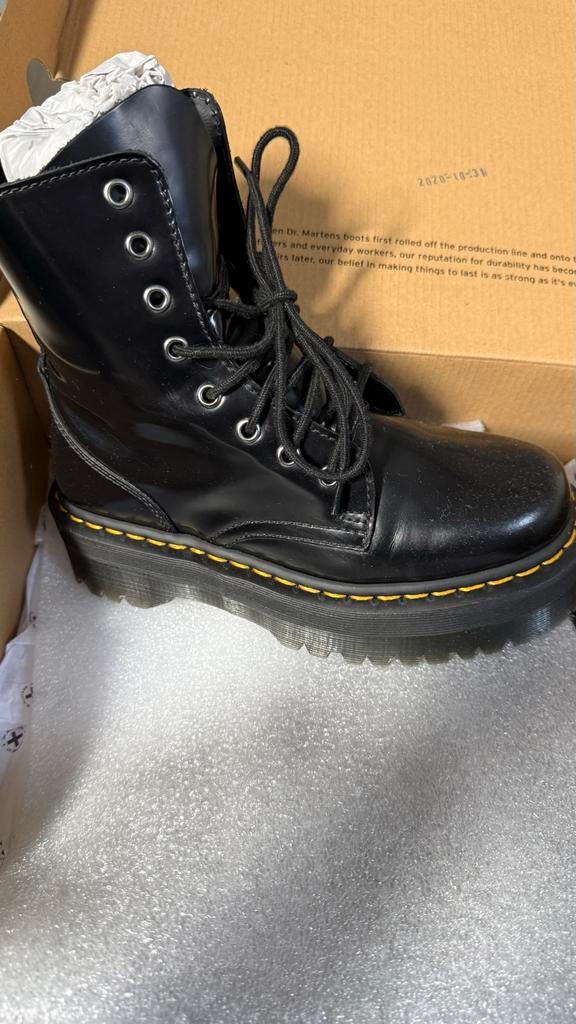 Dr. Martens Jadon laarzen zwart maat 37, Kleding | Dames, Schoenen, Zwart, Lage of Enkellaarzen, Ophalen of Verzenden, Zo goed als nieuw