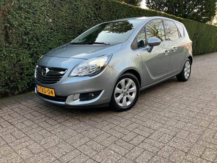 Opel Meriva 1.4 Turbo Cosmo 1e EIGENAAR LAGE KM AUTOMAAT, Auto's, Opel, Te koop, Meriva, ABS, Airbags, Airconditioning, Alarm