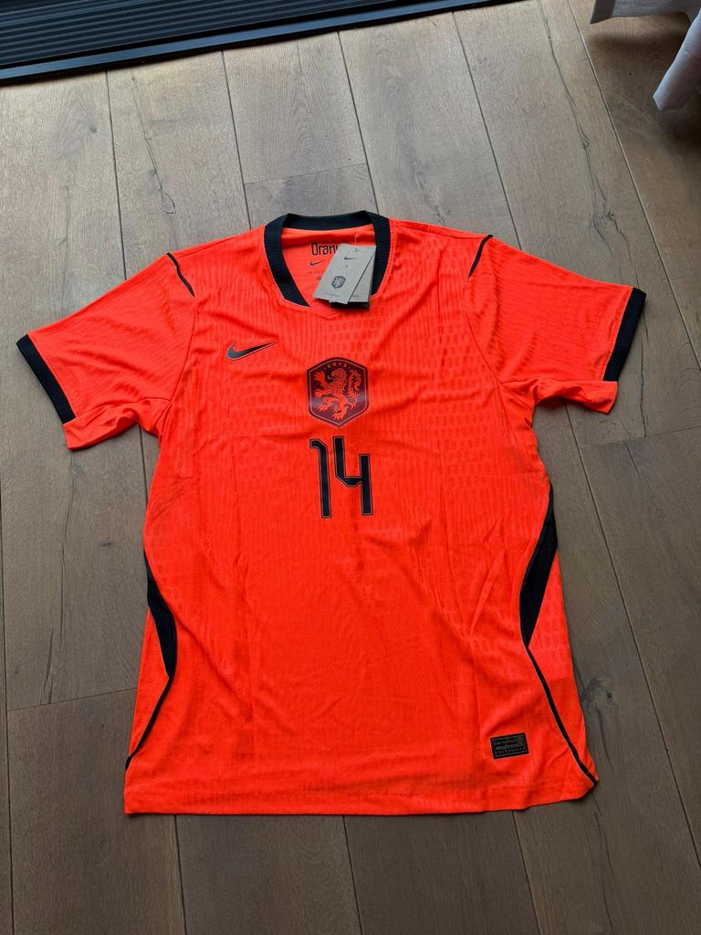 Nederands elftal op voorraad spelersversie thuis uit oranje, Ophalen of Verzenden