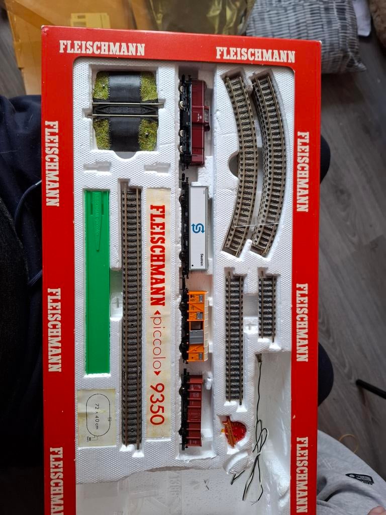 Fleischmann Piccolo set 9350, Hobby en Vrije tijd, Modeltreinen | N-Spoor, Gebruikt, Gelijkstroom, Fleischmann, Rails