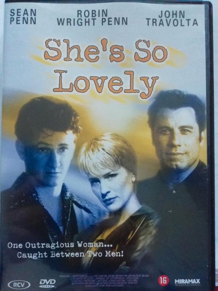 she's so lovely ( sean penn en john travoltra, Cd's en Dvd's, Dvd's | Overige Dvd's, Zo goed als nieuw, Alle leeftijden, Ophalen of Verzenden