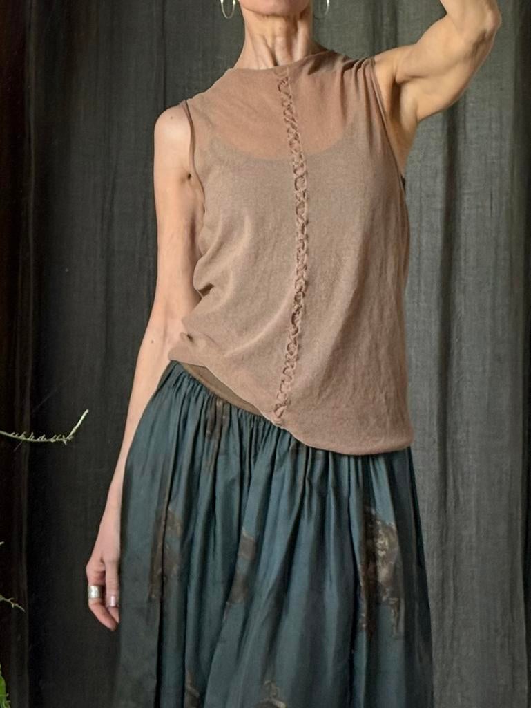 Mooie top uma wang vib  bruinrose 36/38 laatste kans❤️, Ophalen of Verzenden, Zo goed als nieuw