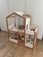 Prachtig Pinolino poppenhuis met meubeltjes, Ophalen, Gebruikt, Poppenhuis
