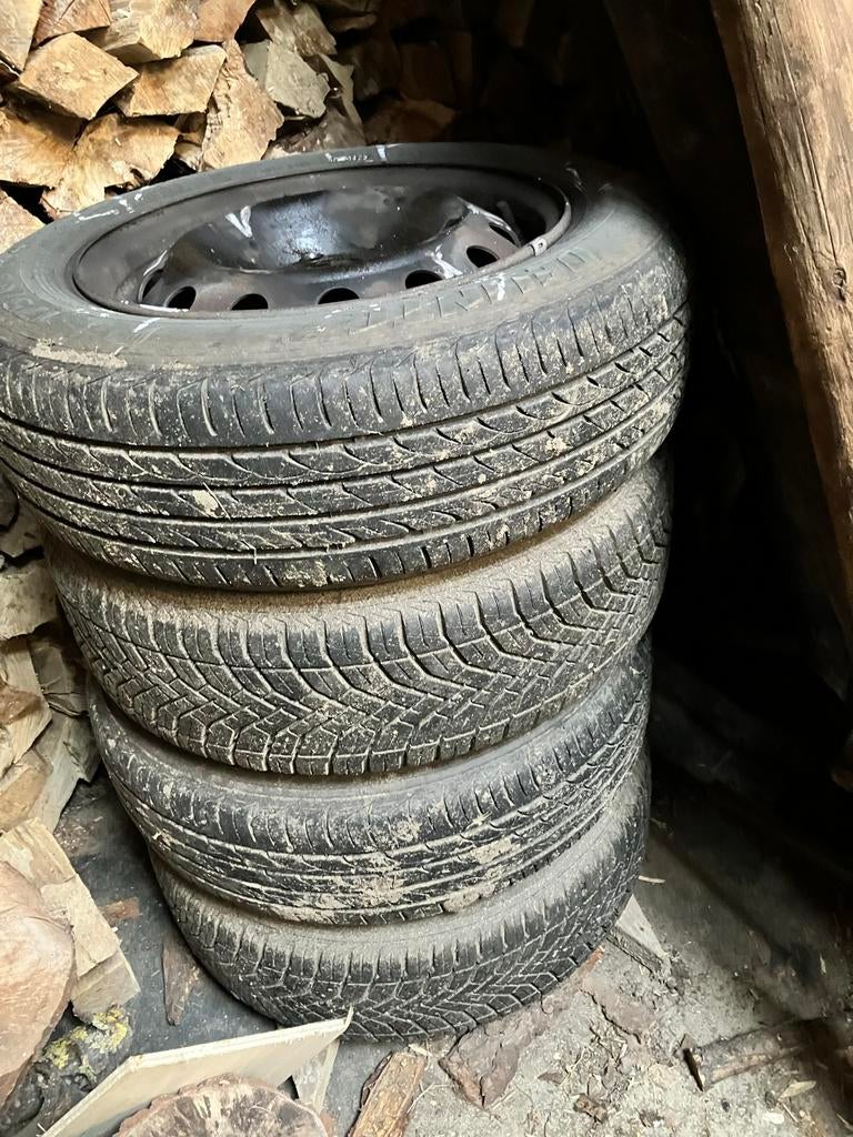 Zomerbanden 4 stuks voor Peugeot 206 (2 jaar gebruikt), Ophalen of Verzenden, Gebruikt