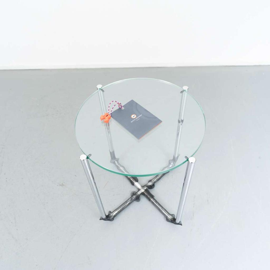 4x Gispen bijzettafel Gispen Today 413 H 60 cm, Nieuw, Ophalen of Verzenden, Glas, Niet ingevuld