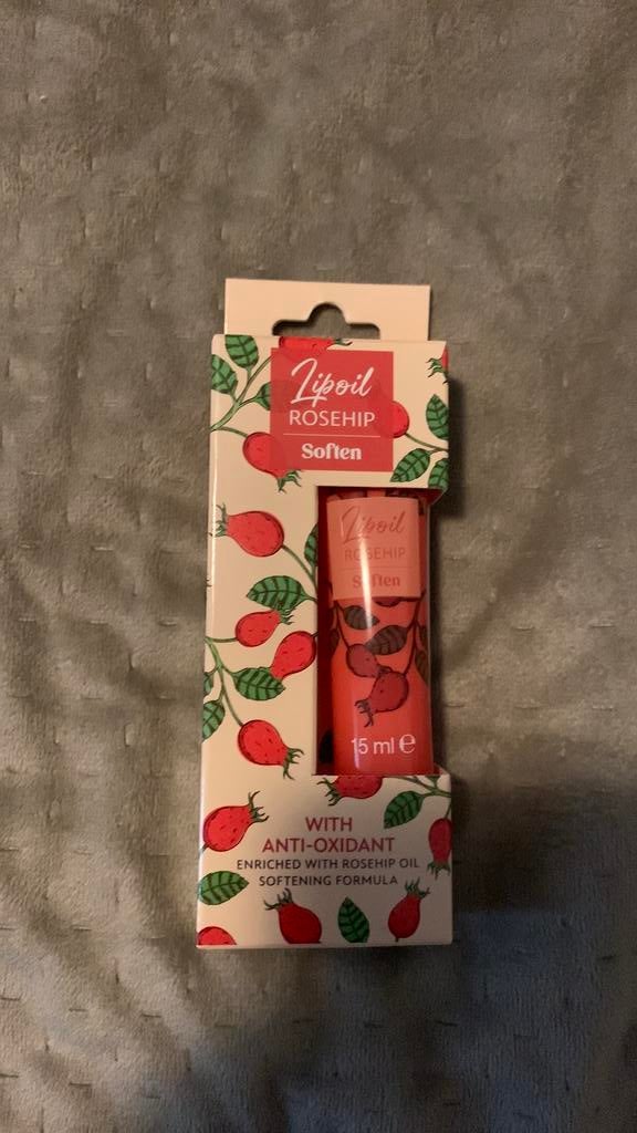 Een rosehip lip oil, Ophalen of Verzenden, Zo goed als nieuw