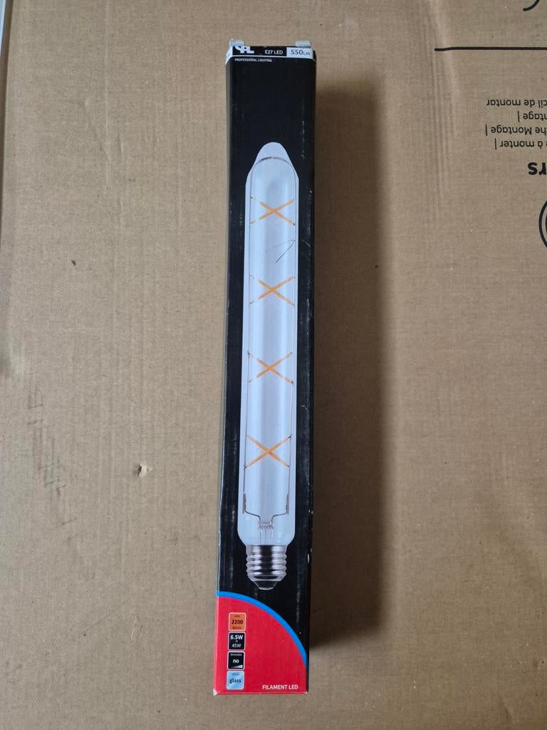 LED-filament buislamp E27, 550lm, 2200K, Ophalen of Verzenden