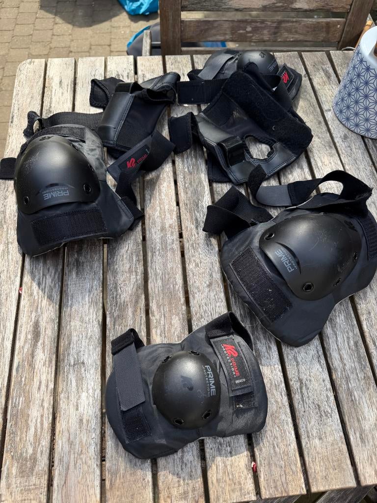 Knie- en elleboogbeschermers voor skeeleren, Ophalen of Verzenden, Gebruikt, Bescherming