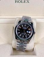 Rolex Datejust Black Dial Jubilee 41MM, Ophalen of Verzenden, Zo goed als nieuw, Staal, Rolex