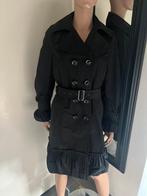 CREENSTONE   mooie trenchcoat  MAAT 36   NIEUW, Kleding | Dames, Jassen | Zomer, Zwart, Creenstone, Nieuw, Ophalen of Verzenden