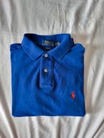 Polo Ralph Lauren Slim Fit Stretch Mesh Polo Shirt, Blauw, Ralph Lauren, Ophalen of Verzenden, Zo goed als nieuw