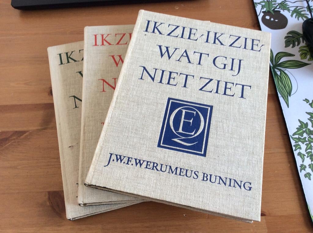 Ik zie ik zie wat gij niet ziet. deel 1-3. Antiek uit 1938, Ophalen of Verzenden, J. W. F. Werumeus Buning
