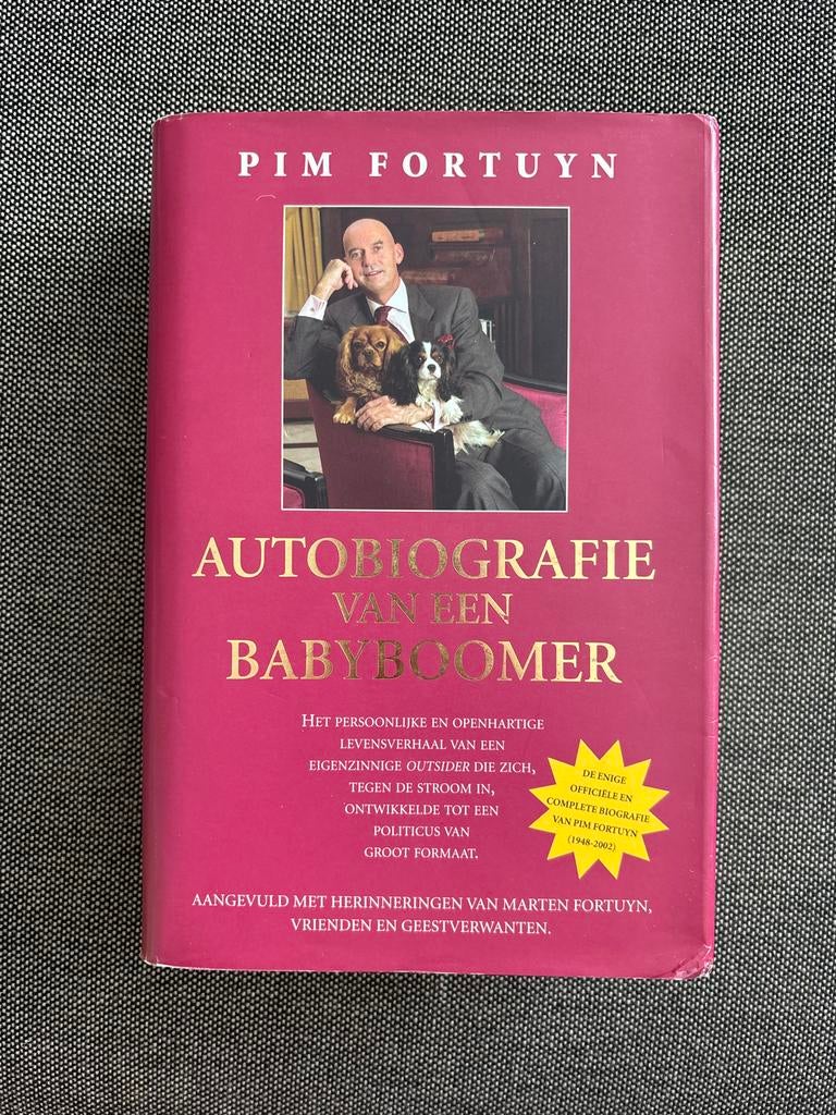 Pim Fortuyn Autobiografie van een Babyboomer, Ophalen of Verzenden, Zo goed als nieuw, Politiek
