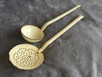 Soeplepel en schuimspaan emaille, Antiek en Kunst, Ophalen of Verzenden