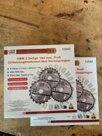 HBM Cirkelzaagbladenset 184 mm met verloopringen, Cirkelzaag, 70 mm of meer, Nieuw, Ophalen of Verzenden