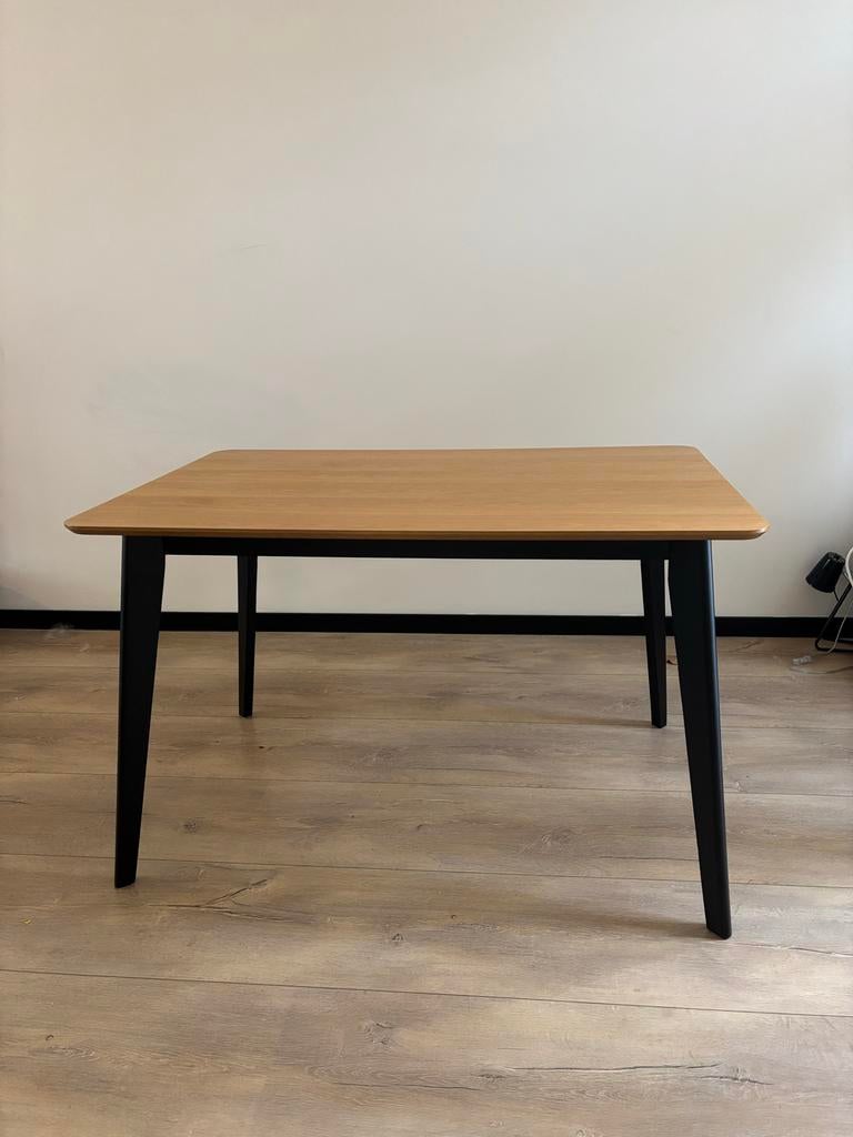 Kleine eettafel 120x80, Huis en Inrichting, Tafels | Eettafels, Ophalen, Gebruikt, 100 tot 150 cm, 50 tot 100 cm