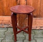 Kruk bijzettafel melk krukje hout origineel 42 cm hoog, Ophalen of Verzenden, Gebruikt, Hout