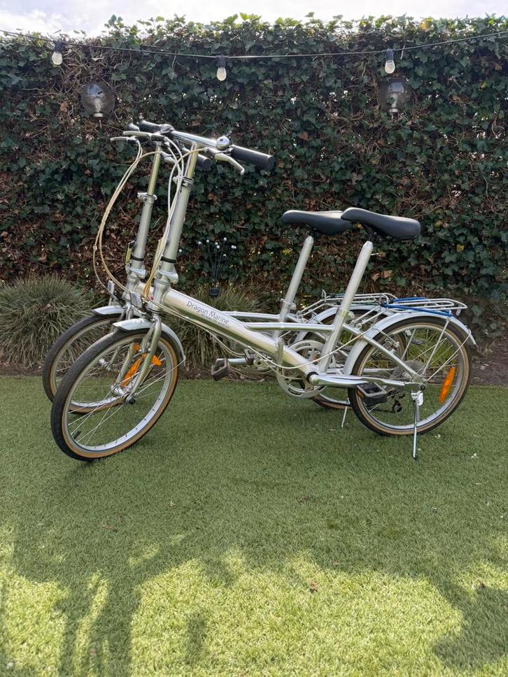 Lichtgewicht vouwfietsen 2x IN GOEDE STAAT, Fietsen en Brommers, Fietsen | Vouwfietsen, Zo goed als nieuw, 20 inch of meer, Totaal opvouwbaar