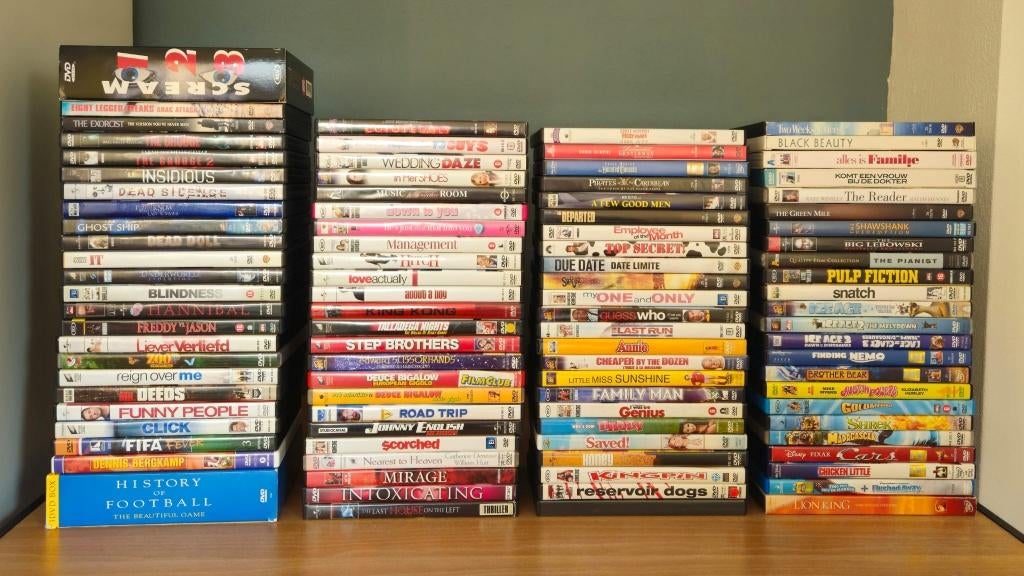 100 originele dvd’s met Nederlandse ondertiteling, Alle leeftijden, Ophalen of Verzenden, Gebruikt, Boxset