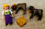 Playmobil setje 4778 boerin met kalfjes en stro, Ophalen of Verzenden, Gebruikt, Complete set