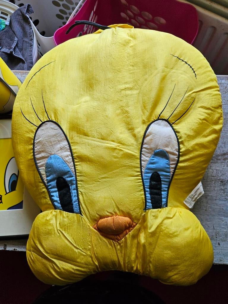 Leuke Tweety knuffels en kussen - Zo goed als nieuw, Kinderen en Baby's, Speelgoed | Knuffels en Pluche, Overige merken, Overige typen