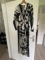 Mango zwart/creme jumpsuit maat s, Ophalen of Verzenden, Zo goed als nieuw, Maat 38/40 (M), Zwart