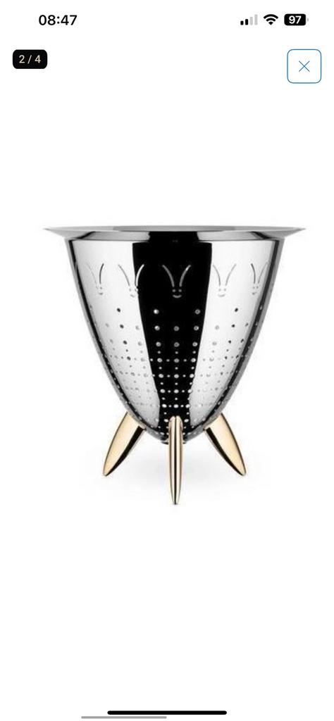 Alessi - Icon Piece Max Le Chinois colander, Ophalen of Verzenden
