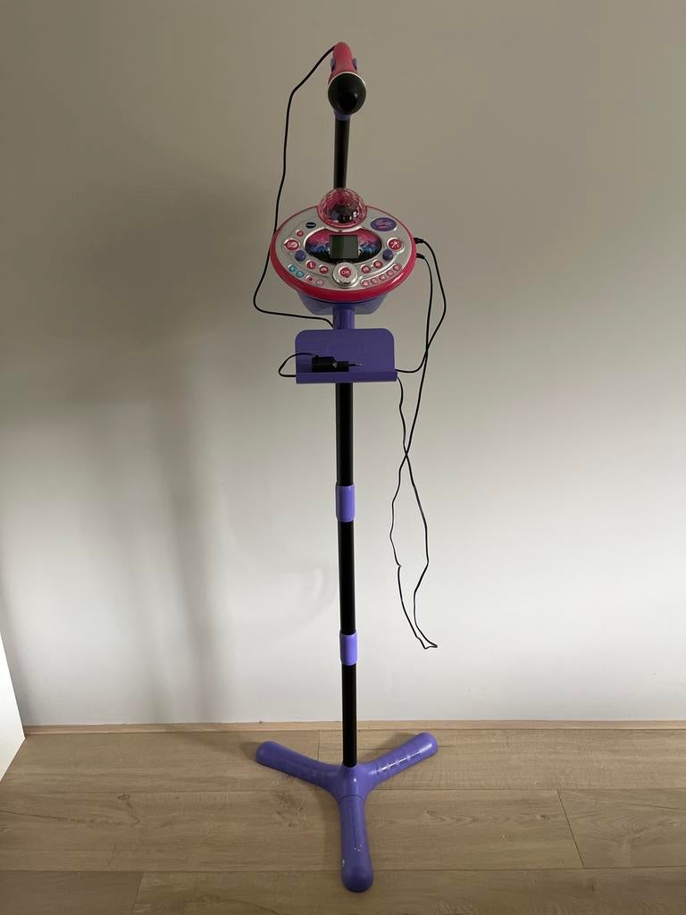 VTech Kidi Super Star karaoke set, Ophalen, Gebruikt, Complete set