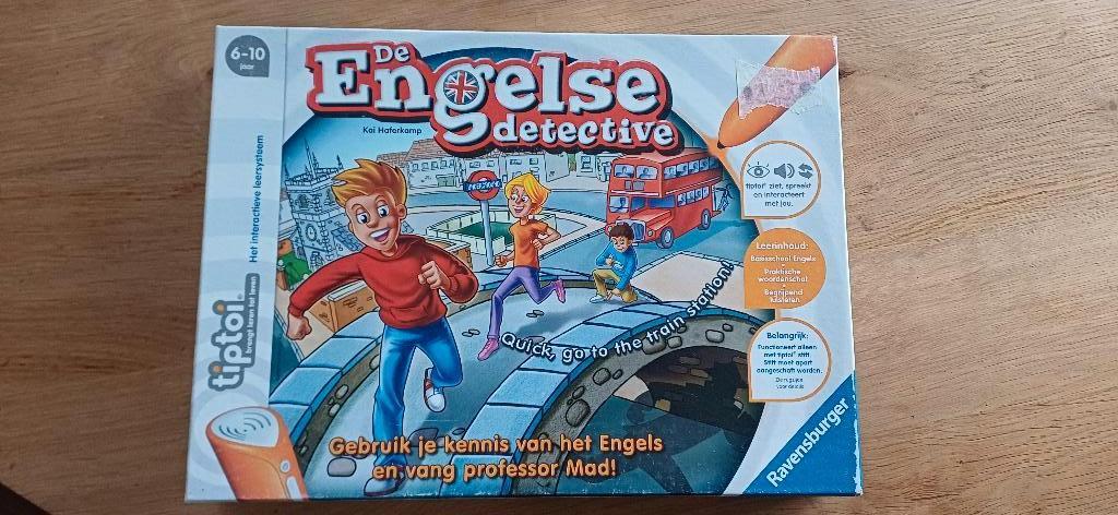 Tiptoi De Engelse detective, Ophalen of Verzenden, Zo goed als nieuw, Taal en Lezen, Met geluid