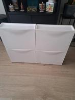 IKEA TRONES schoenenkast - wit (4 stuks), Ophalen, Gebruikt, Modern, functioneel